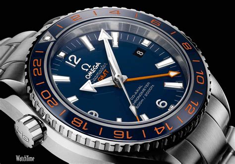 omega seamaster planet ocean gmt 600m|omega planet ocean 600m 45.5mm.